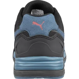 Puma Sicherheitsschuhe, Frontside Black/Blue LOW Sicherheitshalbschuh S1P (S1P, 44