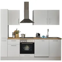 BASIC by Balculina Küchenzeile Turin 250 cm weiß