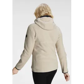 POLARINO Fleecejacke in beige, | Gr. 44,