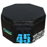 Master & Dynamic Plyometrische Sprungbox Schwarz 45 cm