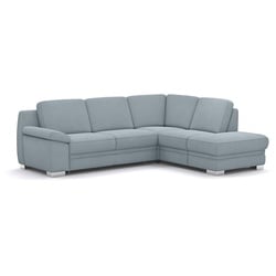 CASEDO Ecksofa Sevilla Stoff Sage