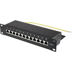 Renkforce Netzwerk-Patchpanel 254 mm (10") CAT 6 1 HE Bestückt RF-4533992