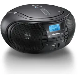 Kärcher Karcher RR 5028D tragbares CD Radio (CD-Player, DAB+ Radio, Bluetooth, Batterie/Netzbetrieb, USB)