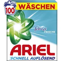 Ariel Pulver Febreze 5.03KG Vollwaschmittel 100 WL, Waschmittel + Textilpflege