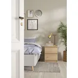 Home Affaire Nachtschrank Naia 40,4 x 50 x 49,5 cm Braun