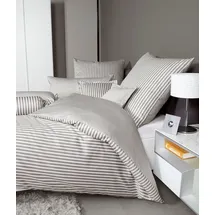 JANINE Kissenbezug Janine modernclassic 80 x 80 cm Braun
