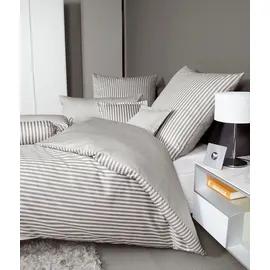 JANINE Kissenbezug Janine modernclassic 80 x 80 cm Braun
