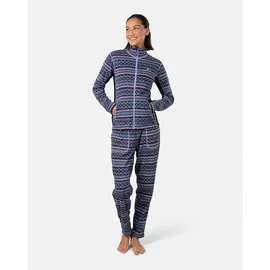 KARI TRAA Olga Fleece Mit Durchgehendem Reißverschluss - Dark Navy Blue - L