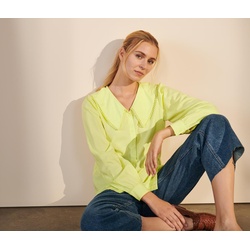 Tchibo - Bluse mit Kragen - Damen - Gr. 44 - gelb