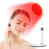 Hottoerak Rotlichtlampe, 100LEDs Red Light Therapy, 660nm & 850nm Infrarotlampe mit Schwanenhalsverstellung und Timer, Rotlicht für Linderung von Körperschmerzen