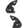 HJC Helmets HJC HJ-26 Visiermechanik, schwarz
