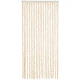 vidaXL Fliegenvorhang 56 x 200 cm Beige