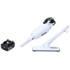 Makita DCL 181 FF1 W Akku Staubsauger 18 V Weiß + 1x Akku 3,0 Ah - ohne Ladegerät