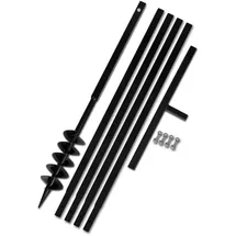 vidaXL Hand-Erdbohrer 100 mm mit Verlängerungsrohr 5 m