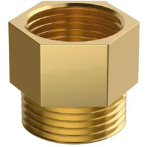 Meibes Flamco Innengewinde/Außengewinde Nippel 1 1/4' Messing, flachdichtend