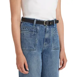 Tommy Hilfiger Essential EFFORTLESS 2.5 cm Ledergürtel schwarz, (Black), 70 cm