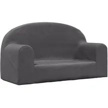 vidaXL Kindersofa 2-Sitzer 90 x 200 cm Polyester anthrazit