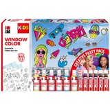 Marabu KiDS Window Color Party Pack