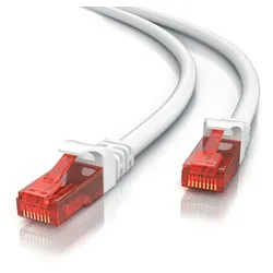 CSL Cat 6 Gigabit Ethernet LAN Kabel - mehrfach geschirmt - UTP Gigabit - 1000 Mbit/s - Patchkabel - Netzwerkkabel - 15m