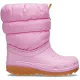 Crocs Classic Neo Puff T Stiefel Pink Tweed / Gum 22-23