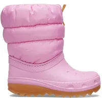 Crocs Classic Neo Puff T Stiefel Pink Tweed / Gum 22-23