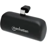 Manhattan Powerbank 5000 mAh mit integriertem USB-C-Stecker 10 W