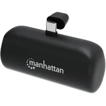 Manhattan Powerbank 5000 mAh mit integriertem USB-C-Stecker 10 W