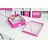 Aufbewahrungsbox Click & Store 28,1 x 10 x 37 cm 1-tlg. pink