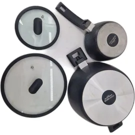 moneta Etnea Topf-Set 6-tlg. Aluminium schwarz