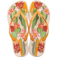 IPANEMA Damen Flip Flops ANAT CACTUS FEM, BEIGE/ORANGE/GREEN, 40