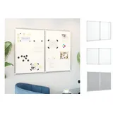 vidaXL Magnetisches Whiteboard Klappbar 120x80x1,7 cm Aluminium