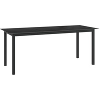 vidaXL Garten-Essgruppe 9-tlg. anthrazit 3070642