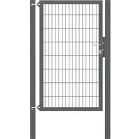 GAH Alberts Einzeltor 100 x 160 cm Anthrazit/Metall
