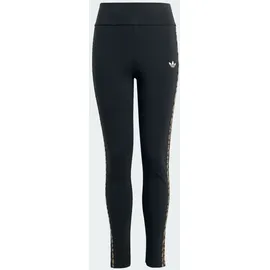 adidas Tight 3-Streifen Leggings Schwarz/Night Braun 140