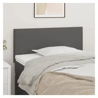 VidaXL Kopfteil Grau 100x5x78/88 cm Kunstleder