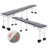 Dune Design Bierbankauflage 180 x 28 x 2 cm grau 2-tlg.