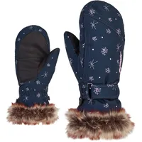 Ziener LED Fausthandschuhe | snowcrystal print, 6