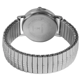 Classix 2700007-002 Herrenuhr mit Metallzugband, silber-schwarz - Silber