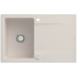 Villeroy & Boch Siluet 45 rechts Einbauspüle crema Excenterbetätigung 800 x 510 mm