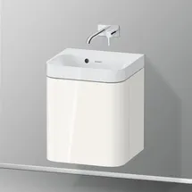 Duravit Happy D.2 Plus Möbelwaschtisch HP4344N22220000, c-shaped