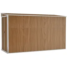 vidaXL Geräteschrank 1,18 x 2,88 m Braun
