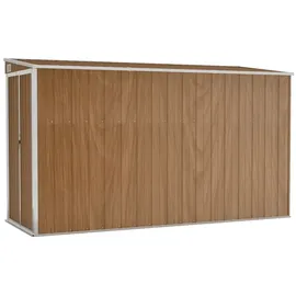 vidaXL Geräteschrank 1,18 x 2,88 m Braun