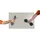 VOREL Vakuumgriff Aluminium 115 mm grau