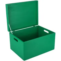 Creative Deco Aufbewahrungsbox XXL 40 x 30 x 24 cm 24-tlg. grün