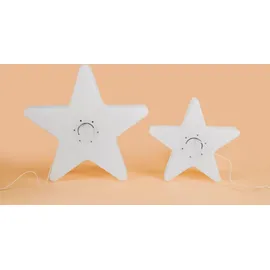 esotec Solar Leuchtstern 2er-Set für den Außenbereich IP44 wetterfest 102119 - Weiß