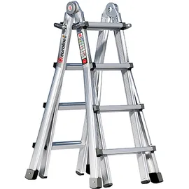 Euroline Alu-Vario-Klappleiter 4 x 4 Sprossen (3160104)