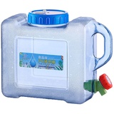 Moreeulsi 5L Tragbarer Wasserkanister Mit Griff, Wassertank Für Camping, Perfekter Trinkwassertank, Wassertank Tragbarer Trinkwasserkanister, Wasserbehälter Mit Zapfhahn Für Camping