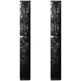 vidaXL Abdeckung 2 Stk. Polyethylen 250 cm Schwarz
