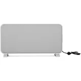 Blumfeldt Infrarotheizung 2000 W – Wandmontage & Standgerät, Graphen-Heizelement, App Touch-Steuerung, Thermostat, IP24, Überhitzungs- & Umkippschutz, für Räume bis 20 m2 Weiß