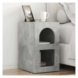 vidaXL Nachtschrank Beton Grau 29,5 x 33,5 x 50 cm Grau